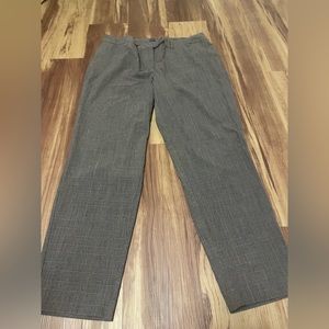 Fashion Bug size 16W brown plaid straight leg trousers